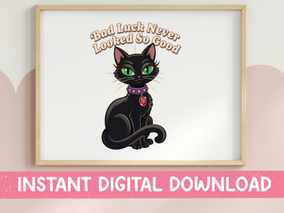 Bad Luck Never Looked So Good Cat