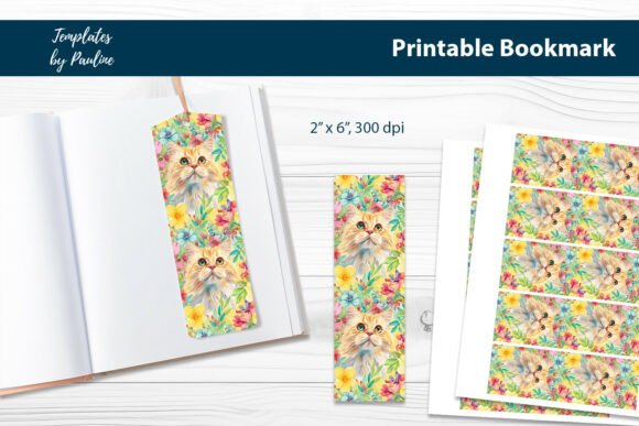 Sprint Cat Printable Bookmark